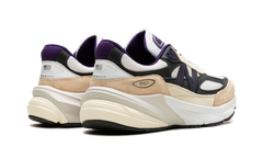990v6 "Made In USA - Teddy Santis White Black Plum" U990WB6