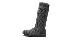 Classic Cardi Cabled Knit Boot WMNS "Grey" 1146010 GREY