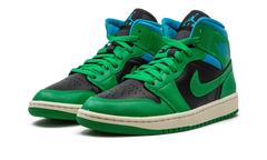 AIR JORDAN 1 MID WMNS "Lucky Green Aquatone" BQ6472 033