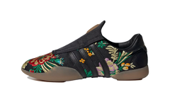 Taekwondo Mei "Black Floral Embroidered" JR6018
