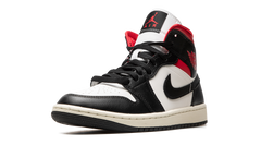 AIR JORDAN 1 MID WMNS "Black / Gym Red / Sail" BQ6472 061