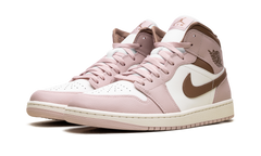 Jordan 1 Mid WMNS "Pink Oxford Brown" BQ6472 620