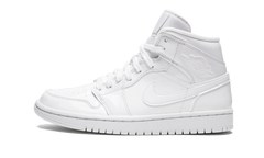 AIR JORDAN 1 MID WMNS "Triple White Patent Leather" BQ6472 111