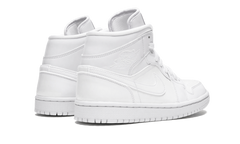 AIR JORDAN 1 MID WMNS "Triple White Patent Leather" BQ6472 111