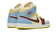 Air Jordan 1 Mid SE "Maison Chateau Rouge Fearless" CU2803 200