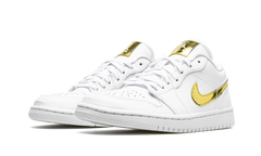 AIR JORDAN 1 Low SE WMNS "White Metallic Gold" CZ4776 100