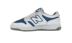 480 "White Royal Blue Suede" BB480LRB