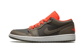 AIR JORDAN 1 LO SE WMNS "Black / Olive/ Bright Crimson" DQ6076 002