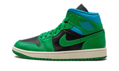 AIR JORDAN 1 MID WMNS "Lucky Green Aquatone" BQ6472 033