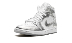 Air Jordan 1 Mid SE WMNS "Metallic Silver" FN5031 100