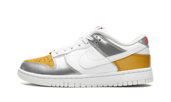 DUNK LOW WMNS "Gold White Silver" DH4403 700