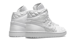 AIR JORDAN 1 MID WMNS "Quilted White" DB6078 100