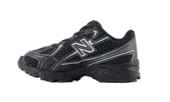 740 Bungee Lace (TD) "Black Silver Metallic" IZ740BM
