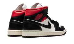 AIR JORDAN 1 MID WMNS "Black / Gym Red / Sail" BQ6472 061
