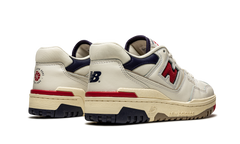 550 "Aime Leon Dore - White Navy Red" BB550A3