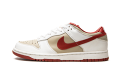 DUNK LO PRO MNS WMNS "Light Stone Varsity Red"