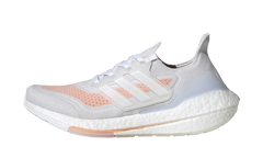 ULTRABOOST 21 WMNS "CRYSTAL WHITE/CLOUD WHITE/GLOW PINK" FY0396