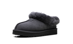 Tazzette Genuine Shearling Collar Slipper WMNS "Obsidian" 1134810 OBS