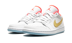 AIR JORDAN 1 LO SE WMNS "White / Sesame / Flash Crimson" DC9509 100