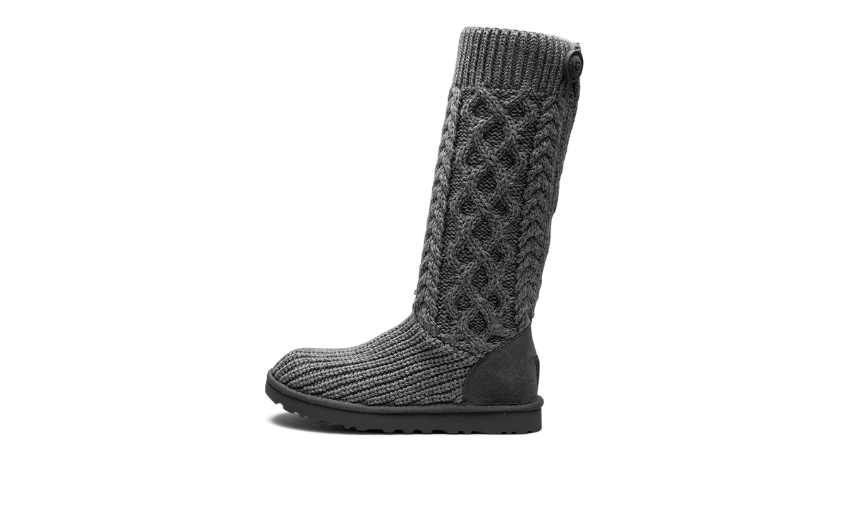 Classic Cardi Cabled Knit Boot WMNS "Grey" 1146010 GREY