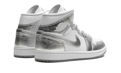 Air Jordan 1 Mid SE WMNS "Metallic Silver" FN5031 100