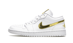 AIR JORDAN 1 Low SE WMNS "White Metallic Gold" CZ4776 100