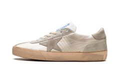 SSTAR 2 NYLON UPPER HF TONGUE SUEDE HEEL AND SPUR "WHITE ICE TAUPE" GWF00607.F005683.11638