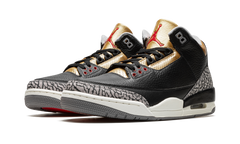AIR JORDAN 3 WMNS "Black Cement Gold" CK9246 067