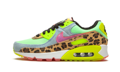 W Air Max 90 LX "Denim Leopard Print" CW3499 300