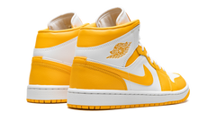 JORDAN 1 MID WMNS "White / University Gold" BQ6472 117
