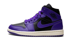 JORDAN 1 MID WMNS "Black/Purple" BQ6472 051