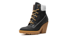 Lace Up Suede Booties "Brown/Gum"