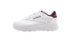Club C Double GEO WMNS "Cloud White-Pusuit Pink-Maroon" H67347