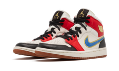 AIR JORDAN 1 MID SE WMNS "Let(Her)Man" DC1426 100