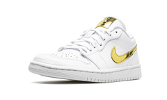 AIR JORDAN 1 Low SE WMNS "White Metallic Gold" CZ4776 100