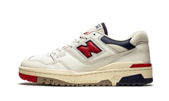 550 "Aime Leon Dore - White Navy Red" BB550A3