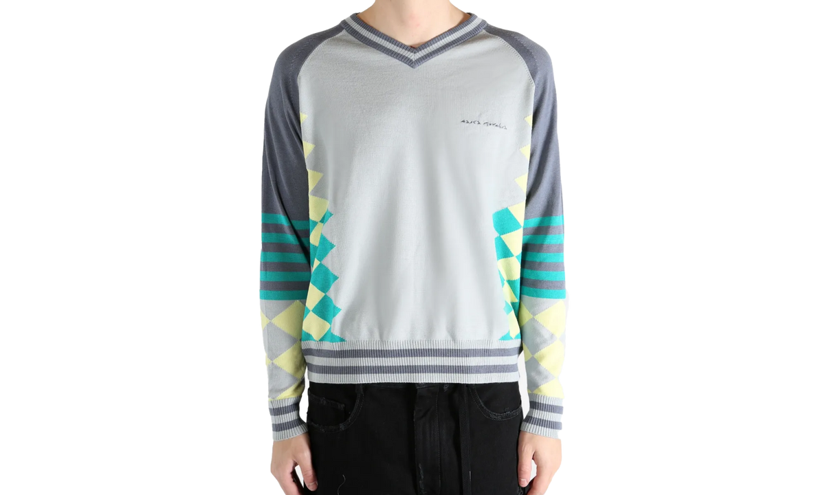 Laricoid Knit Jumper "Kiko Kostadinov - Blue Haze / Lemon" 2203A323 022