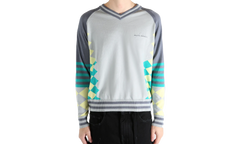 Laricoid Knit Jumper "Kiko Kostadinov - Blue Haze / Lemon" 2203A323 022