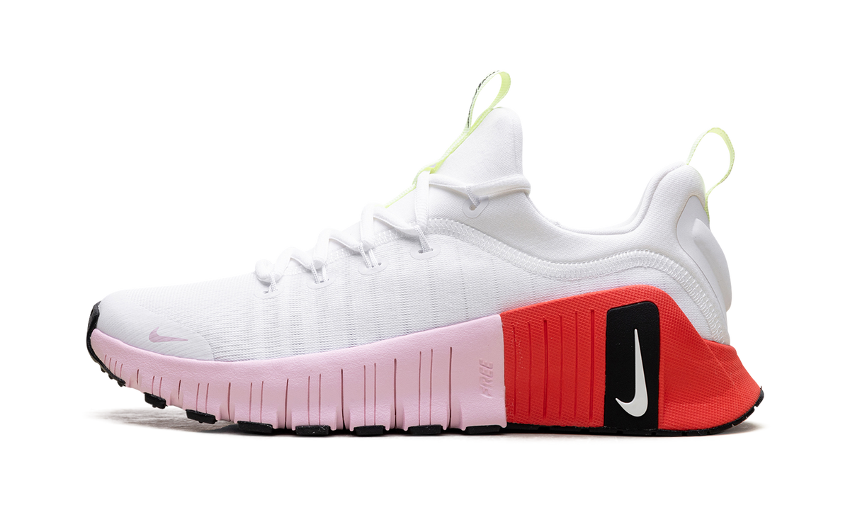 Free Metcon 6 WMNS "White Barely Volt Bright Crimson Pink Foam" IB4526 100