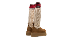Classic Sweater Letter WMNS "Chestnut" 1144045 CHE