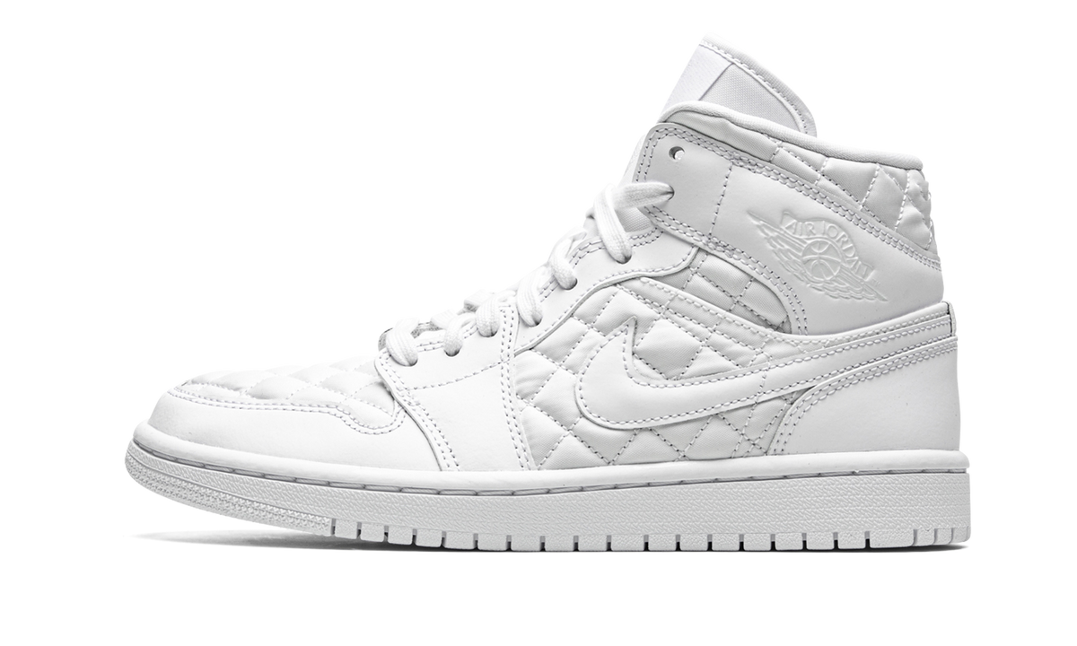 AIR JORDAN 1 MID WMNS "Quilted White" DB6078 100