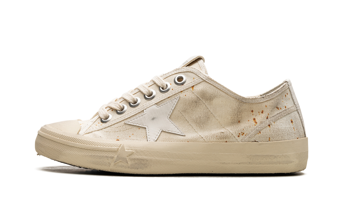 V-STAR 2 CANVAS UPPER LEATHER STAR "MILK WHITE"