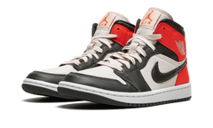 AIR JORDAN 1 MID SE WMNS "Newsprint" DQ6078 100