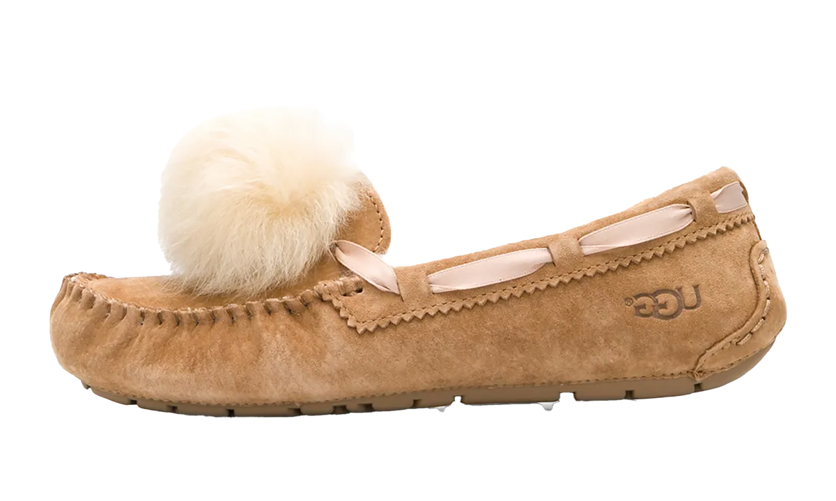 Dakota Pom Pom Slip On WMNS "Brown" 1019015 CHE