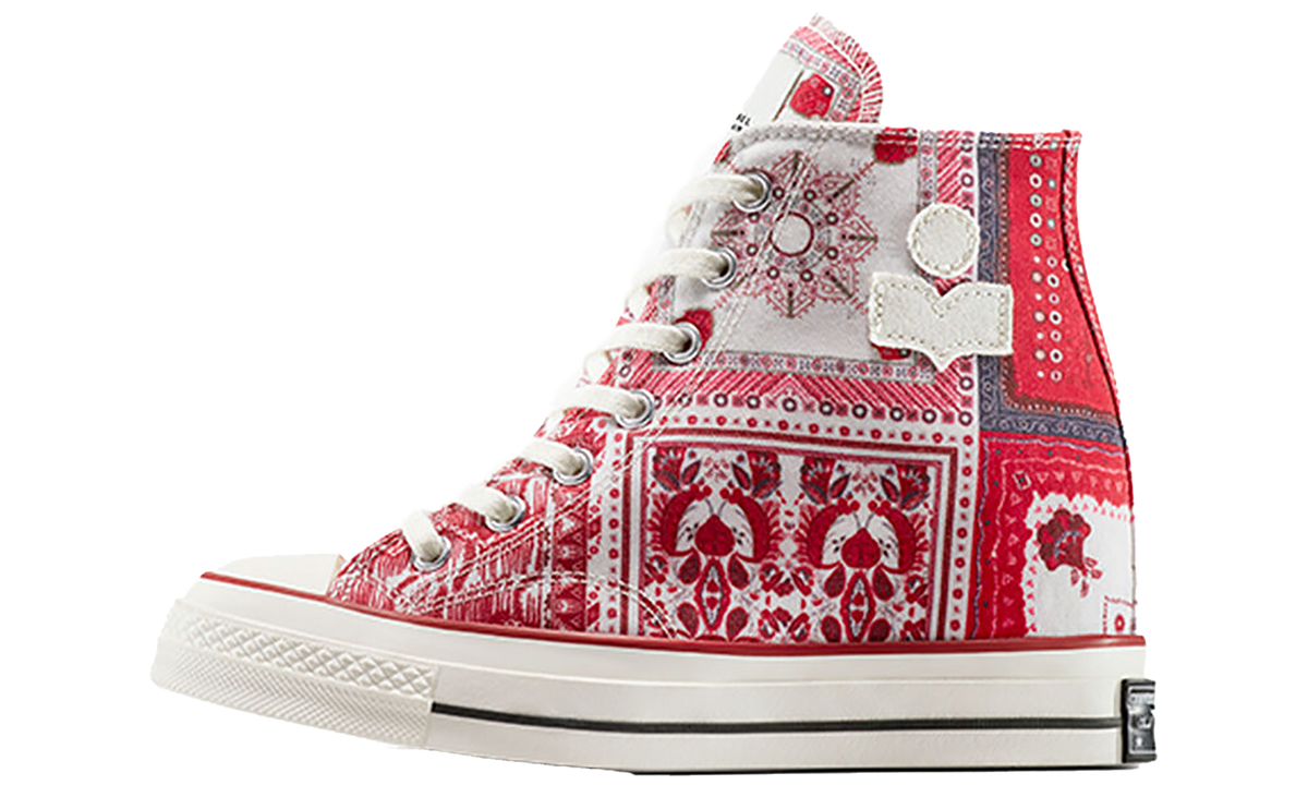Chuck 70 Wedge WMNS "Isabel Marant - Red Bandana Scarf" A14802C