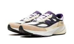 990v6 "Made In USA - Teddy Santis White Black Plum" U990WB6