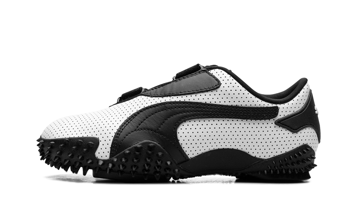 Mostro "Perforated Leather - White / Black" 400992 01