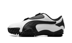 Mostro "Perforated Leather - White / Black" 400992 01