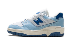 550 "Patent - White / Powder Blue" BB550YKE