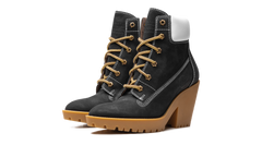 Lace Up Suede Booties "Brown/Gum"